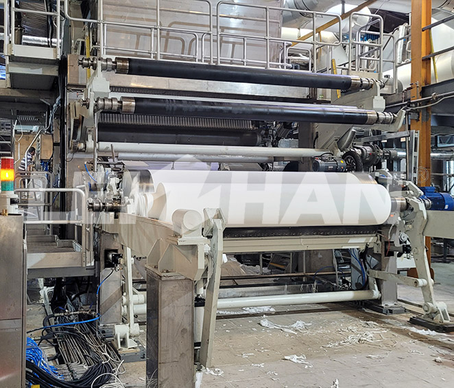 Usage Site Of Vietnamese Customer Tissue Paper Machine